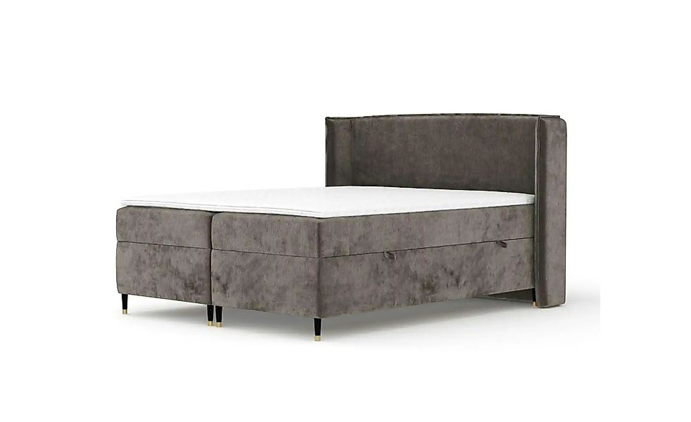 Boxspringbett mit Stauraum   ¦ braun ¦ Maße (cm): B: 198 H: 117 Betten > Ko günstig online kaufen