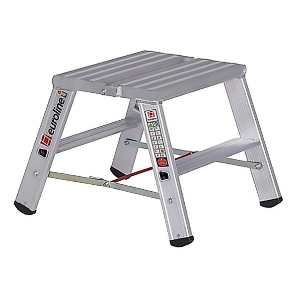 Euroline Premium 30581 Stufenstehleiter Breit 2x2 Stufen günstig online kaufen