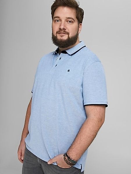 Jack & Jones PlusSize "JJEPAULOS POLO SS NOOS PLS" mit Logo Stickerei günstig online kaufen