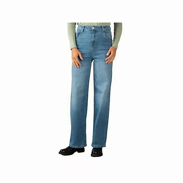 OPUS High-waist-Jeans blau straight fit (1-tlg) günstig online kaufen