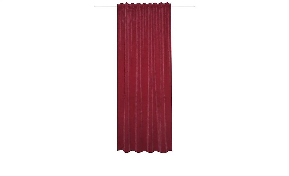 HOMEbasics Fertigschal   ¦ rot ¦ Synthetik ¦ Maße (cm): B: 135 H: 225 Gardi günstig online kaufen