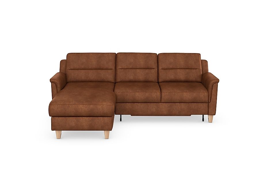 sit&more Ecksofa »Farö L-Form« inklusive Federkern, wahlweise mit Bettfunkt günstig online kaufen