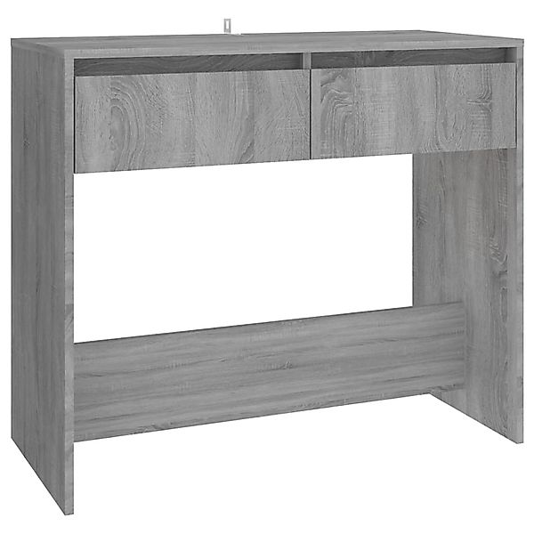 vidaXL Konsolentisch Grau Sonoma 89x41x76,5 cm Holzwerkstoff günstig online kaufen