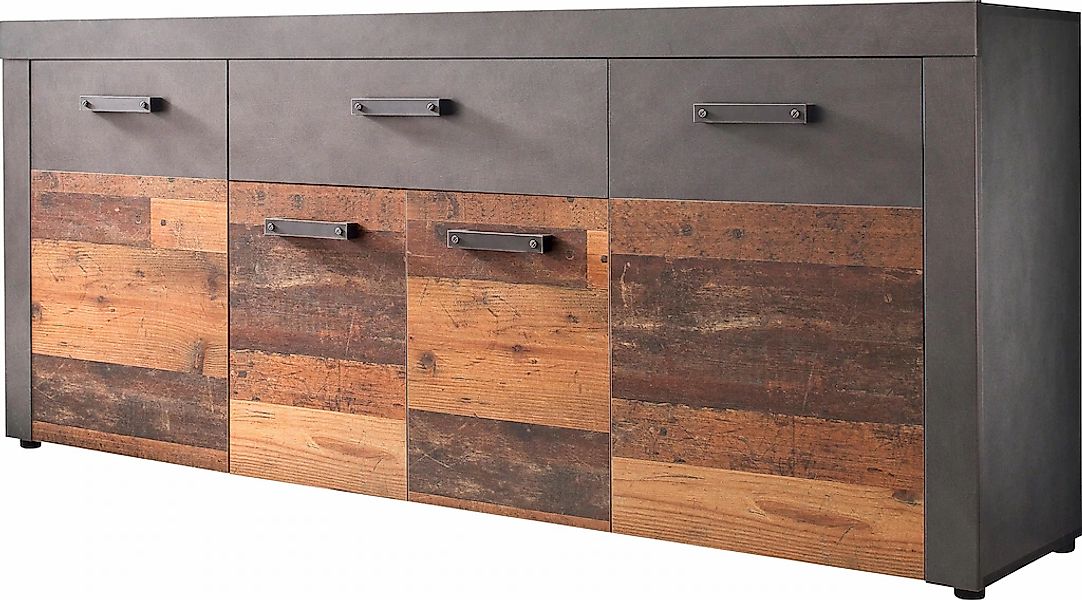 INOSIGN Sideboard "Ilana", Sideboard mit 4 Türen & 1 Schublade - (B/T/H) 17 günstig online kaufen