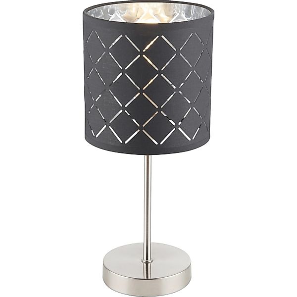 GLOBO LIGHTING Tischleuchte, Leuchtmittel nicht inklusive, Stoff Tisch Lamp günstig online kaufen