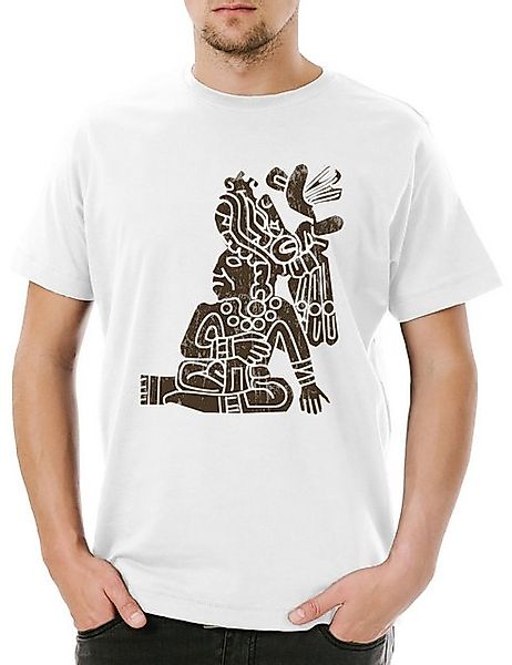 Urban Backwoods Print-Shirt Aztec Man I Herren T-Shirt Aztecs Azteken Inka günstig online kaufen