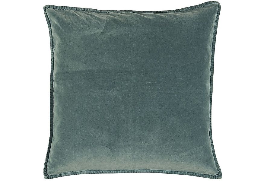 Ib Laursen Kissenhülle Kissenbezug Kissenhülle Samt Velour Smaragdgrün Grün günstig online kaufen
