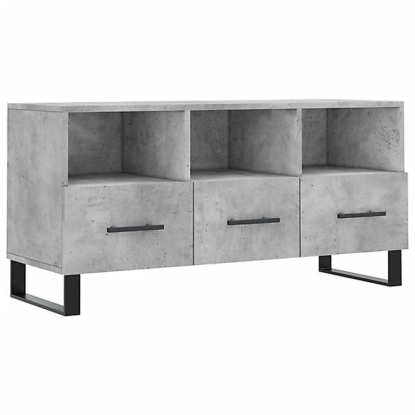 VidaXL TV-Schrank Betongrau 102x36x50 cm Holzwerkstoff  Modell 6 günstig online kaufen