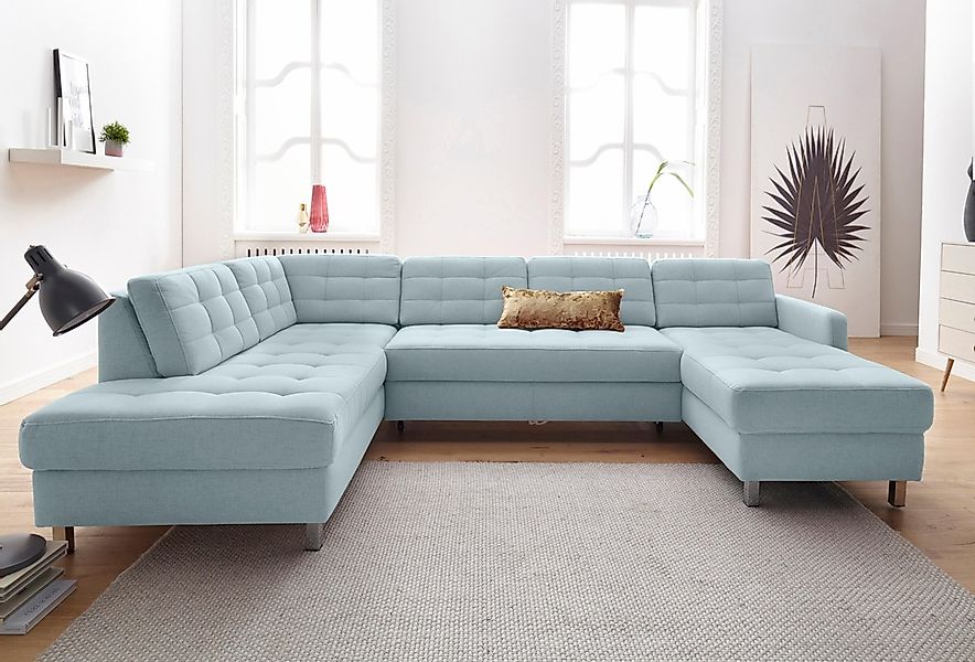 sit&more Wohnlandschaft »Picasso U-Form« wahlweise mit Bettfunktion und Bet günstig online kaufen
