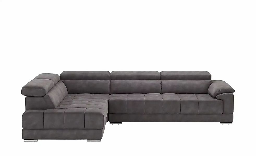 uno Ecksofa Mikrofaser Isabeli ¦ grau ¦ Maße (cm): B: 299 H: 72 T: 211.0 Po günstig online kaufen