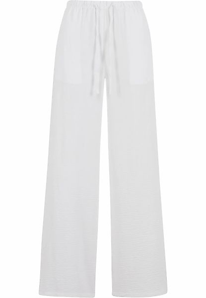URBAN CLASSICS Stoffhose "Urban Classics Ladies Structured Wideleg Pants" günstig online kaufen