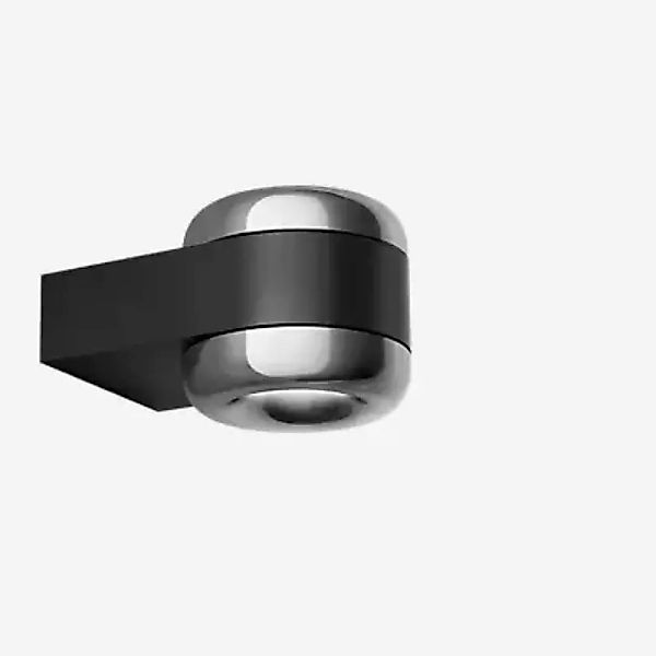 Serien Lighting Cavity Wandlleuchte LED, schwarz/aluminium glänzend - phase günstig online kaufen