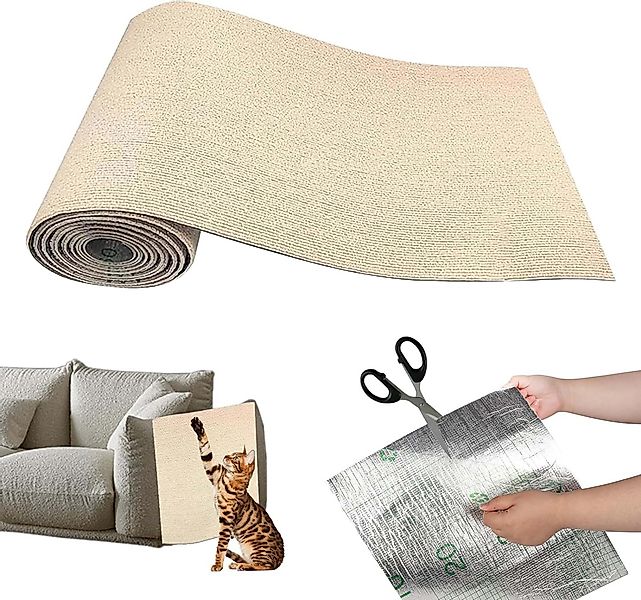 Ledander Kratzmatte Selbstklebende Kratzteppich Katze Wand günstig online kaufen