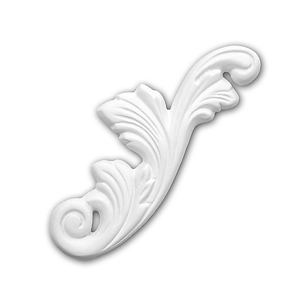 PROFHOME 160110 Zierelement dekoratives Element Stuckdekor aus Polyurethan günstig online kaufen