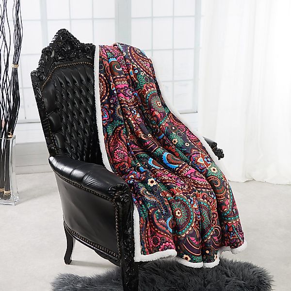 Wohndecke Paisley, HOME DREAM, 150 x günstig online kaufen