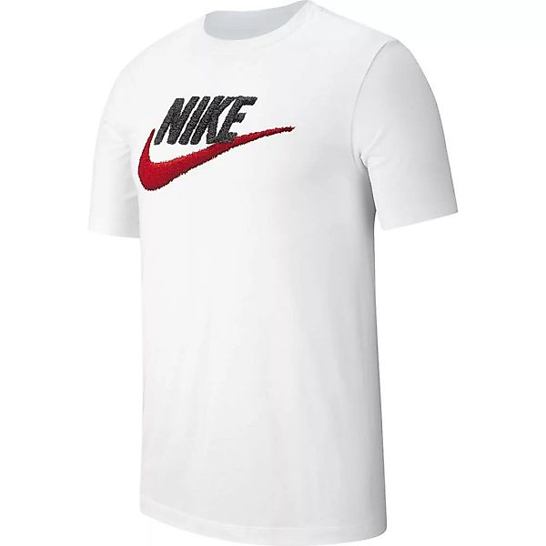 Nike Sportswear Brand Mark Kurzarm T-shirt L White / Black / University Red günstig online kaufen