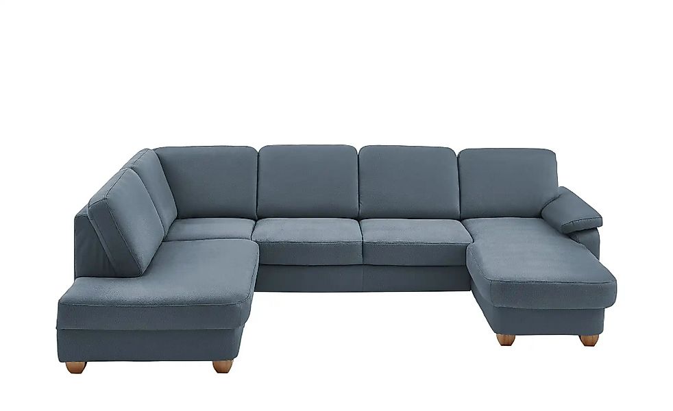 meinSofa Wohnlandschaft aus Kunstleder Oliver ¦ blau ¦ Maße (cm): B: 300 H: günstig online kaufen