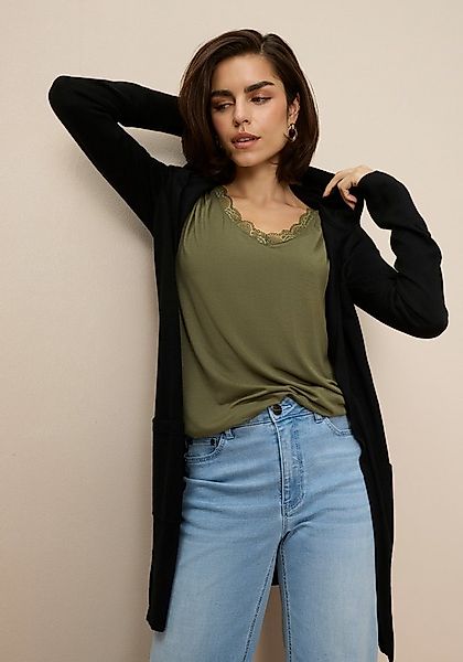 Tamaris Strickjacke mit Kapuze günstig online kaufen