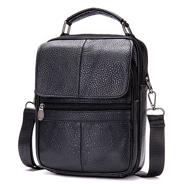 YUBRO-STUDIO Umhängetasche Herren Leder Retro Casual günstig online kaufen