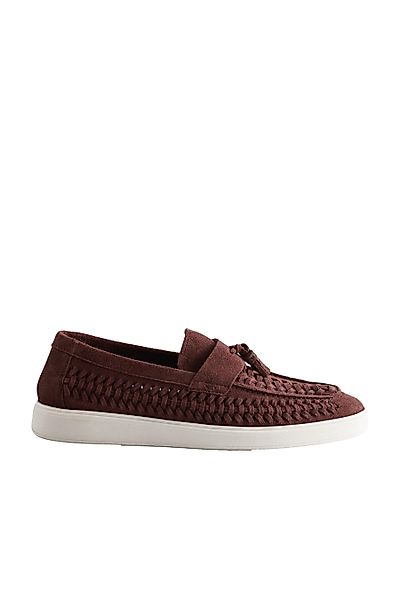 Next Cupsole-Slipper aus Leder in Flechtoptik günstig online kaufen