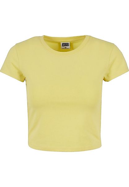 URBAN CLASSICS T-Shirt Urban Classics Damen Ladies Stretch Jersey Cropped T günstig online kaufen