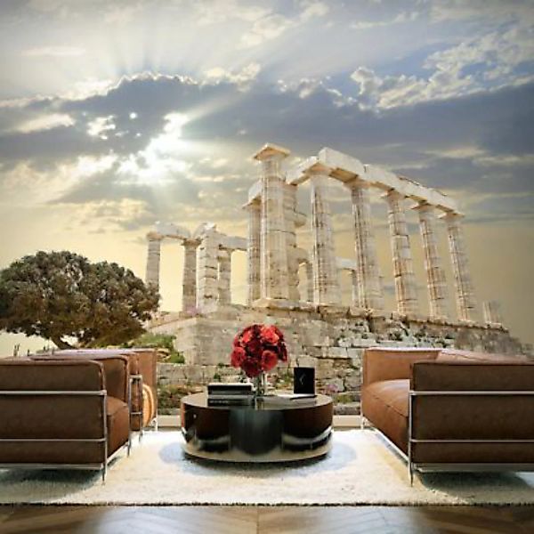artgeist Fototapete Griechische Akropolis mehrfarbig Gr. 200 x 154 günstig online kaufen