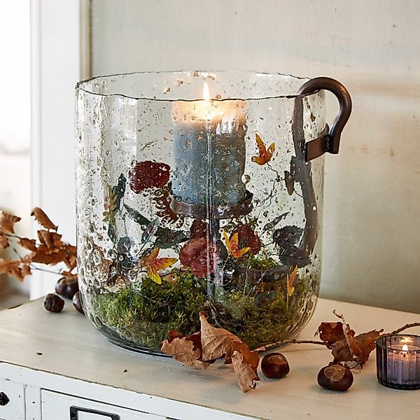 Mirabeau Windlicht Windlicht Dions klar/braun (kein günstig online kaufen