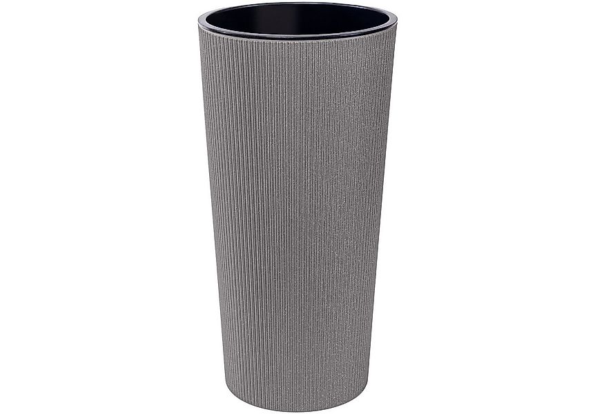 KONZEPT Blumentopf Hoch mit Einsatz, Rillenstruktur, für Garten, Balkon, fü günstig online kaufen