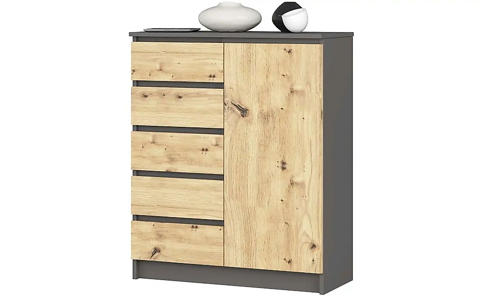Highboard 80 cm breit Kuran ¦ mehrfarbig ¦ Maße (cm): B: 80 H: 97 Kommoden günstig online kaufen