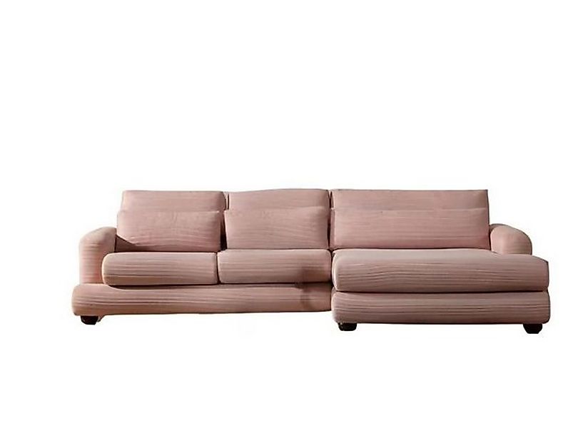 Xlmoebel Ecksofa Hochwertiges Ecksofa in Rosa von Designer für stilvolles, günstig online kaufen