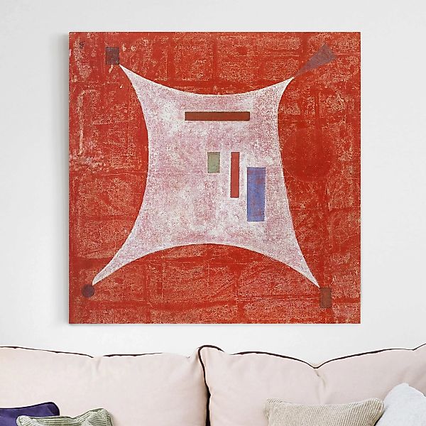 Leinwandbild Kunstdruck - Quadrat Wassily Kandinsky - Vier Ecken günstig online kaufen
