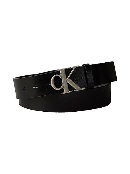 Calvin Klein Ledergürtel MONOGRAM BUCKLE 35MM Größenverstellbar günstig online kaufen
