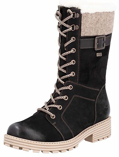 Remonte Winterstiefel, Blockabsatz, Schnürstiefel mit wasserabweisender günstig online kaufen