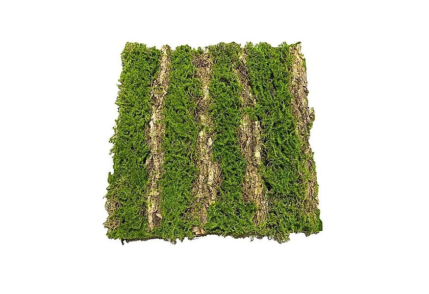 Kunstblume Moosmatte Furche 50 x 50 cm Kunstpflanze Flora Moos, HTI-Living, günstig online kaufen