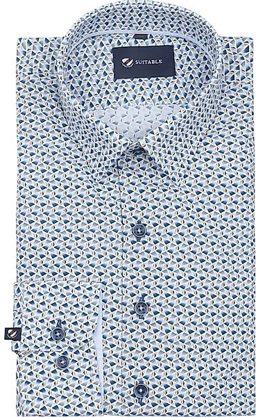 Suitable Hemd Glühbirnen Dia Mosa Blau - Größe 38 günstig online kaufen