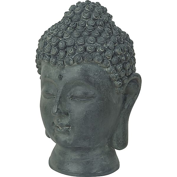 Dekofigur Buddha Grau 9 cm x 15 cm günstig online kaufen