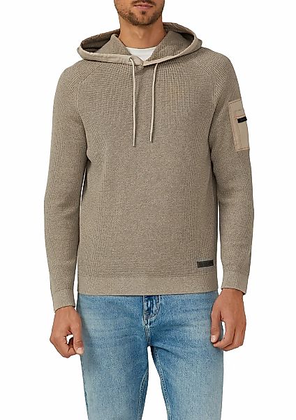 s.Oliver Strickpullover, mit Kapuze und Kordelzug günstig online kaufen