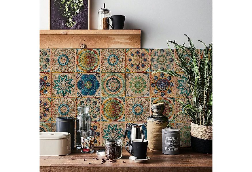 HomeBella Fliesenaufkleber Selbstklebende Fliesensticker ablösbar und pfleg günstig online kaufen