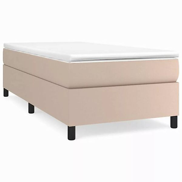 vidaXL Boxspringbett Cappuccino-Braun 80x200 cm Kunstleder1465955 günstig online kaufen