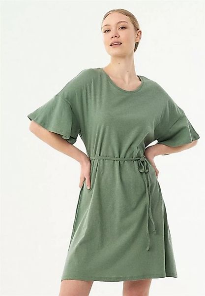 Jerseykleid Aus Bio-baumwolle Und Leinen günstig online kaufen