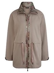 Lange Sweatjacke Peter Hahn beige günstig online kaufen