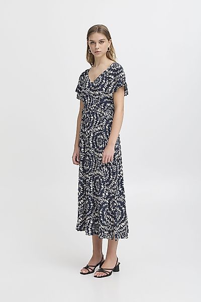 Ichi Midikleid IHAYA gemustertes Midikleid mit günstig online kaufen