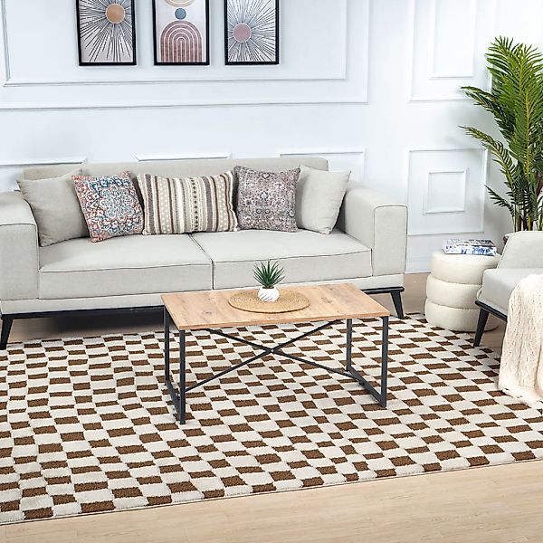 Livabliss Teppich "GIJON" rechteckig 14 mm Höhe Skandi Design, Modern Boho günstig online kaufen