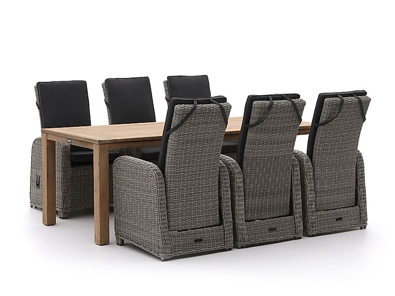 Intenso Umbria/ROUGH-S 220 cm Gartenmöbel-Set 7-teilig verstellbar günstig online kaufen