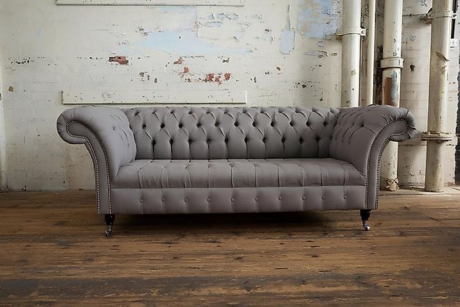 JVmoebel Sofa 3 Sitzer Chesterfield Polster Sofas Design Luxus Couch Sofa C günstig online kaufen
