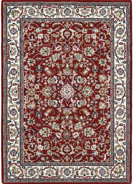 THEKO Wollteppich "Royal Orient Isfahan" rechteckig 14 mm Höhe handgetuftet günstig online kaufen