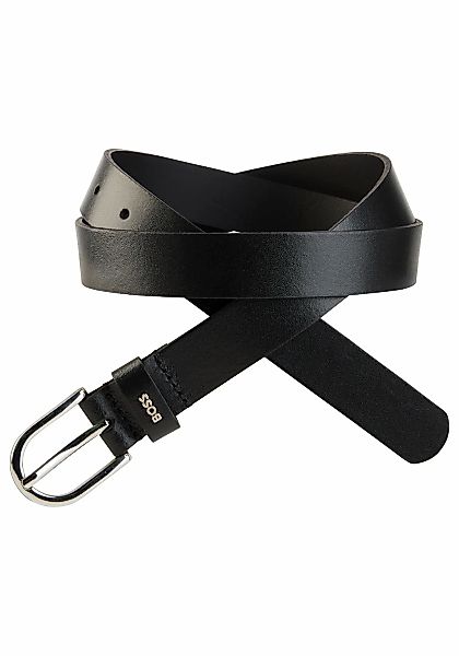 BOSS Ledergürtel "Scarlet-A" mit Logo-Schlaufe günstig online kaufen