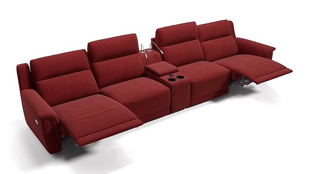 Sofanella 4-Sitzer Stoff MALITO, Heimkinosofa, Kinocouch, Funktionssofa, Ki günstig online kaufen