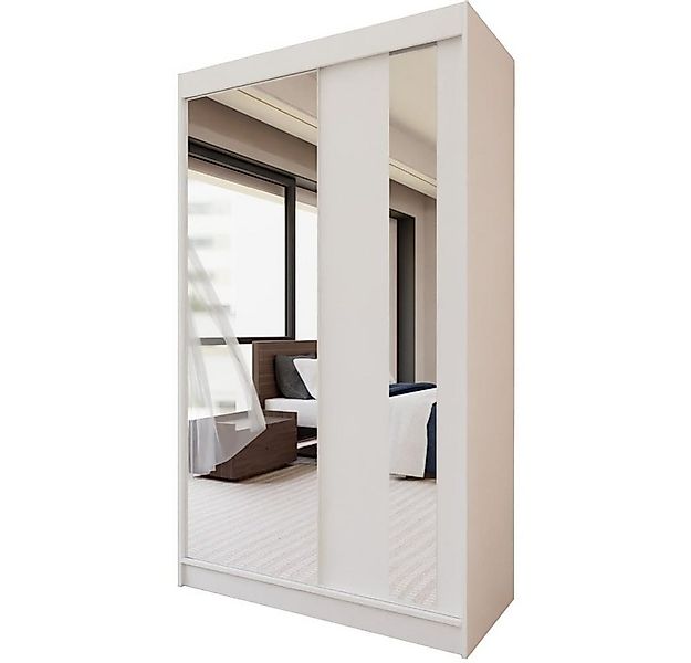 Beautysofa Schwebetürenschrank Gaja (weiß, schwarz, graphit, artisan, Kasch günstig online kaufen