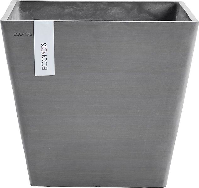 ECOPOTS Blumentopf ROTTERDAM Grey, BxTxH: 30x30x26 günstig online kaufen
